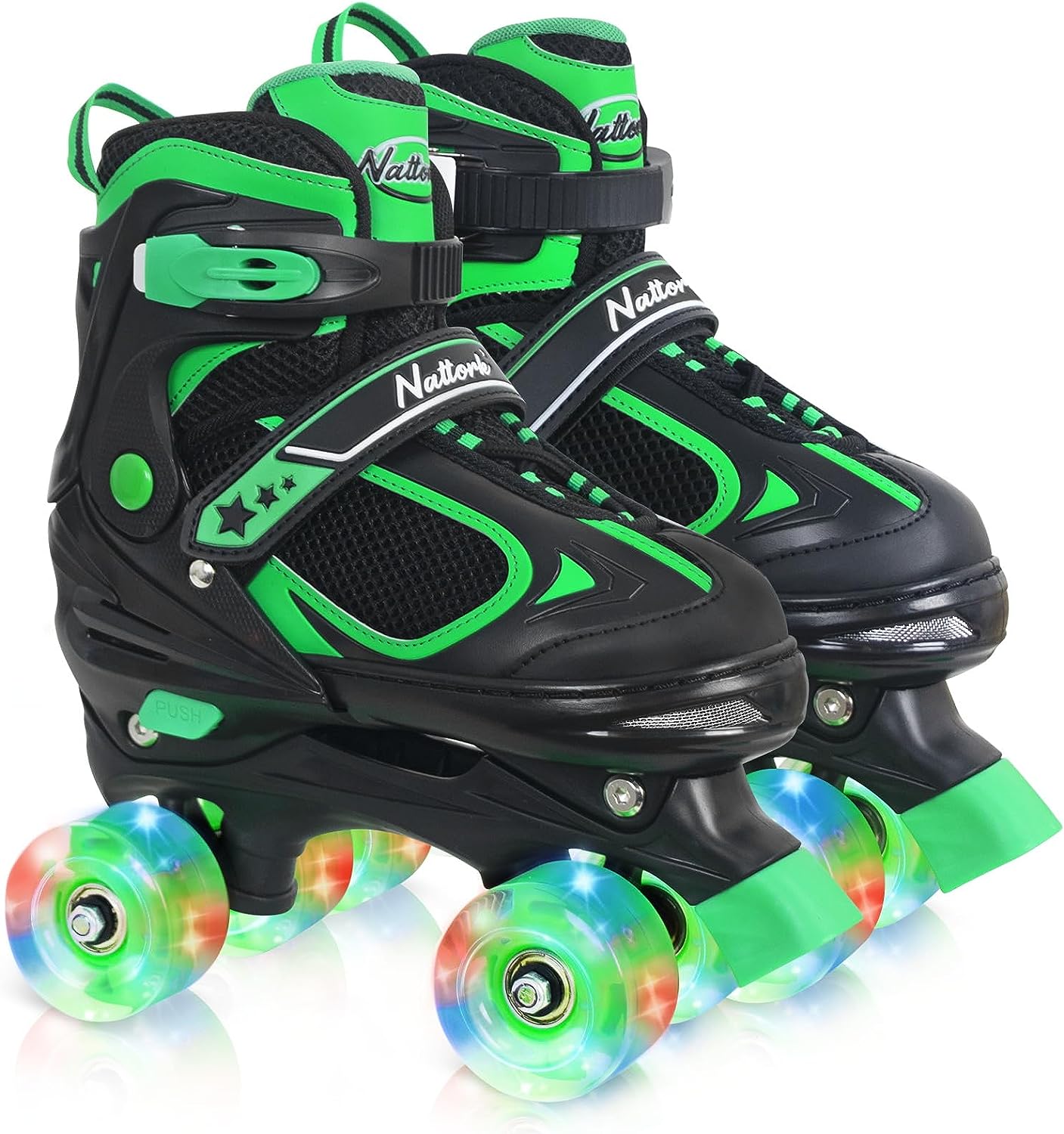 Nattork Kids Roller Skates for Boys & Girls , 4 Size Adjustable