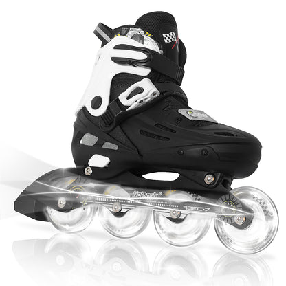 Nattork BLADE RACERS Adjustable Inline Skates - Frost