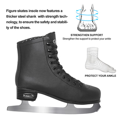 Nattork Ice Skates - Black