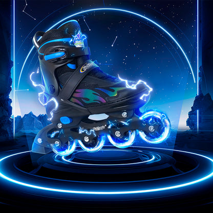 Nattork Adjustable Inline Skates for Kids - The Rush Lightning