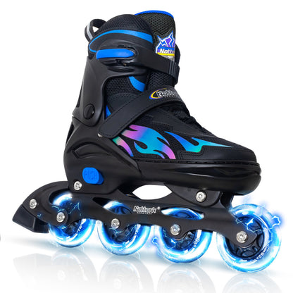 Nattork Adjustable Inline Skates for Kids - The Rush Lightning